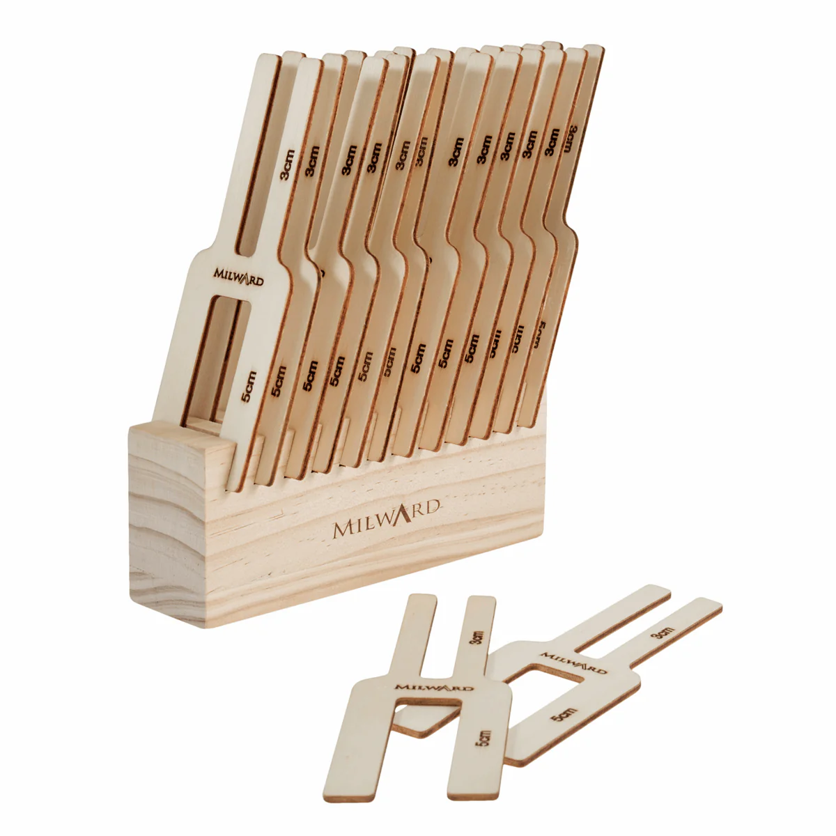 Milward Wooden Pom Pom Maker - Dual Size 3cm & 5cm - Image 3