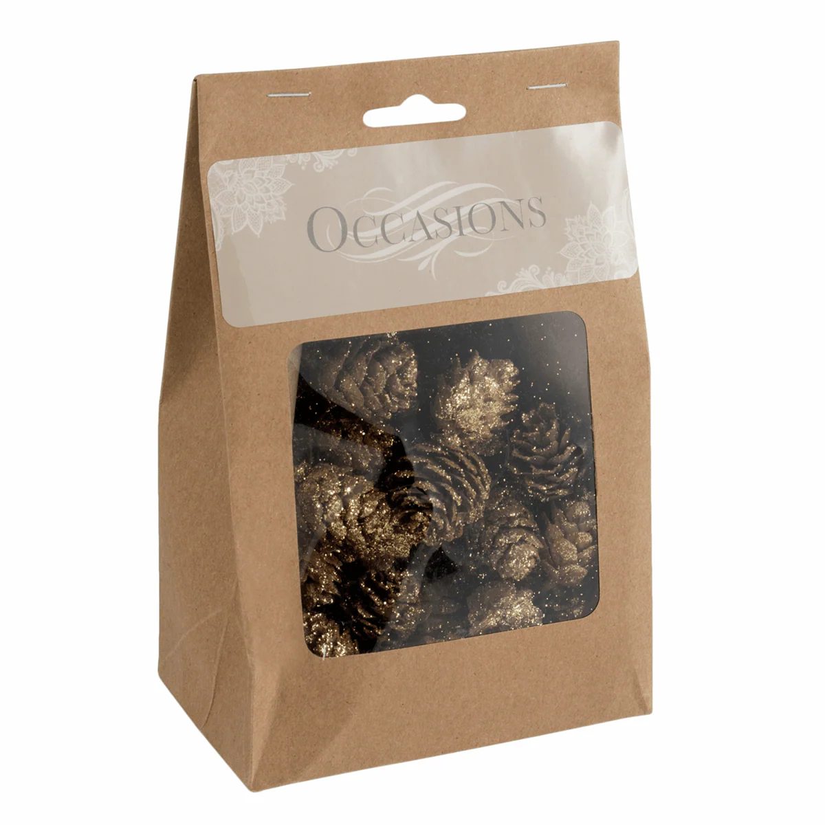Mini Glitter Pine Cones (Pack of 50) - Image 2