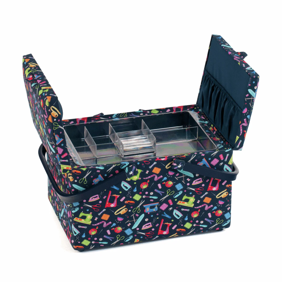 Mini Sew Machines Twin-Lidded Sewing Box - Large - Image 2
