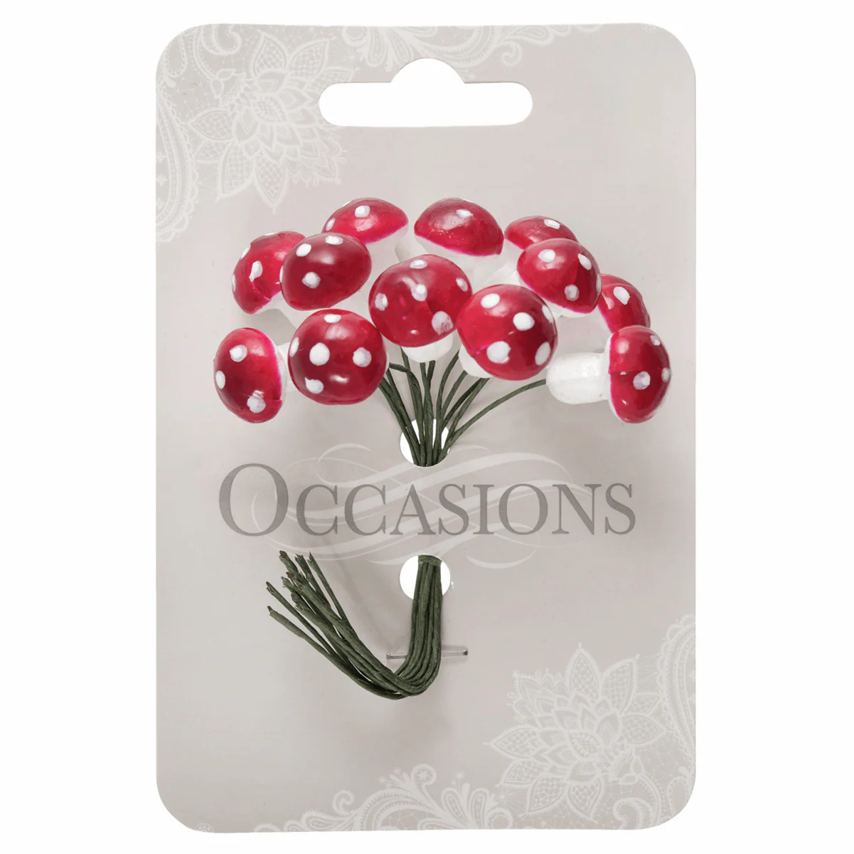 Mini Toadstool Spray - 11cm (Pack of 12 Stems) - Image 2