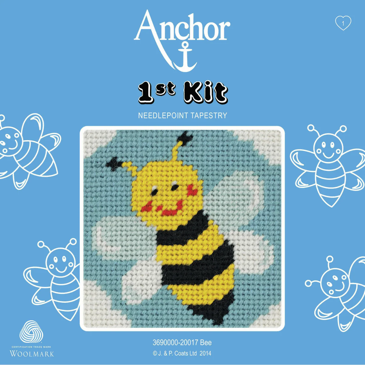 Anchor My 1st Tapestry Kit - Bee - Image 2