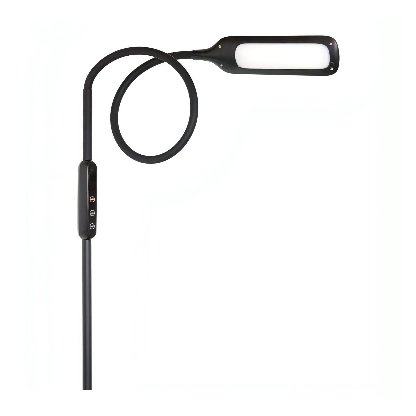 Native Lighting - Lumina Floor Lamp (Black - flexible goose neck LED light with 5 level lighting and 3 colour settings) - Image 3