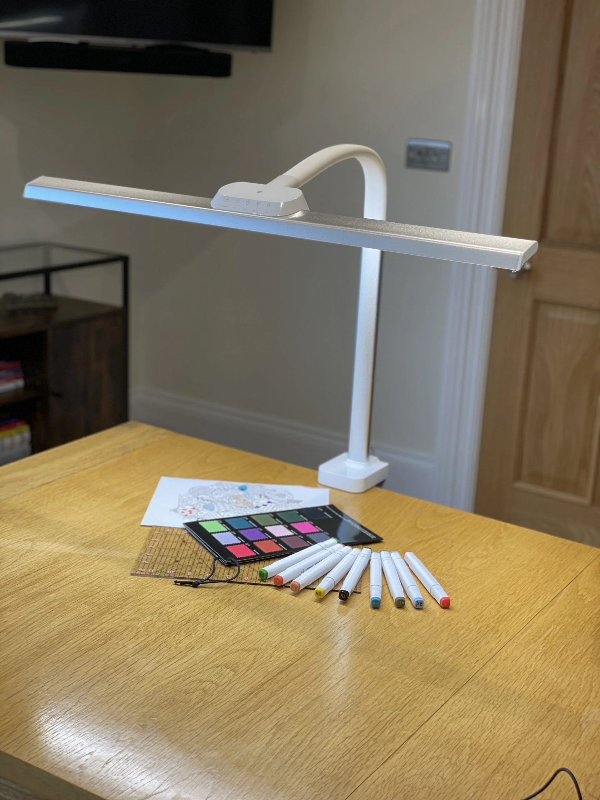 Native Lighting - White Task Lamp XL (auto adjust brightness with long reach arm) - Image 8