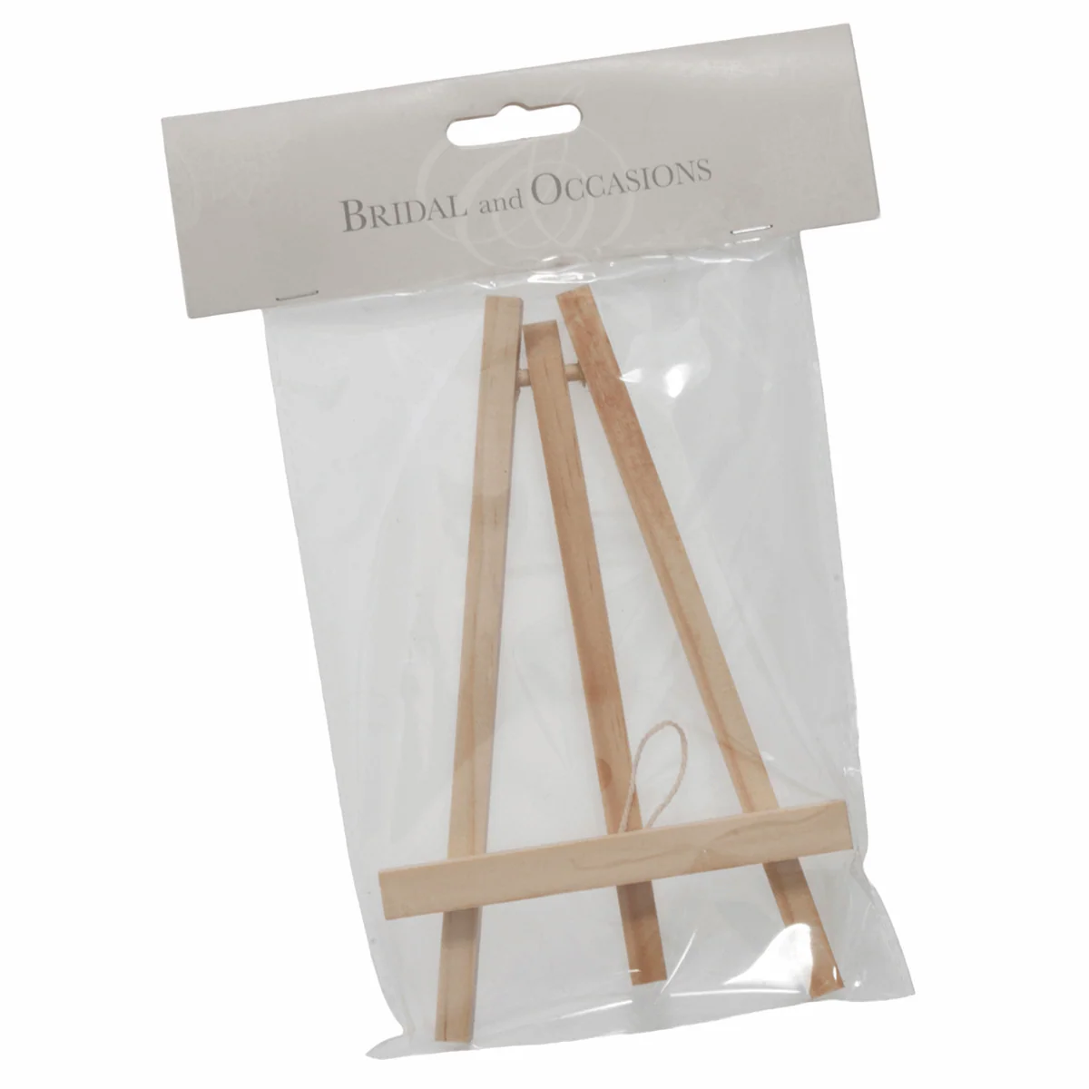 Small Natural Wooden Easel - 10cm x 16cm - Image 2