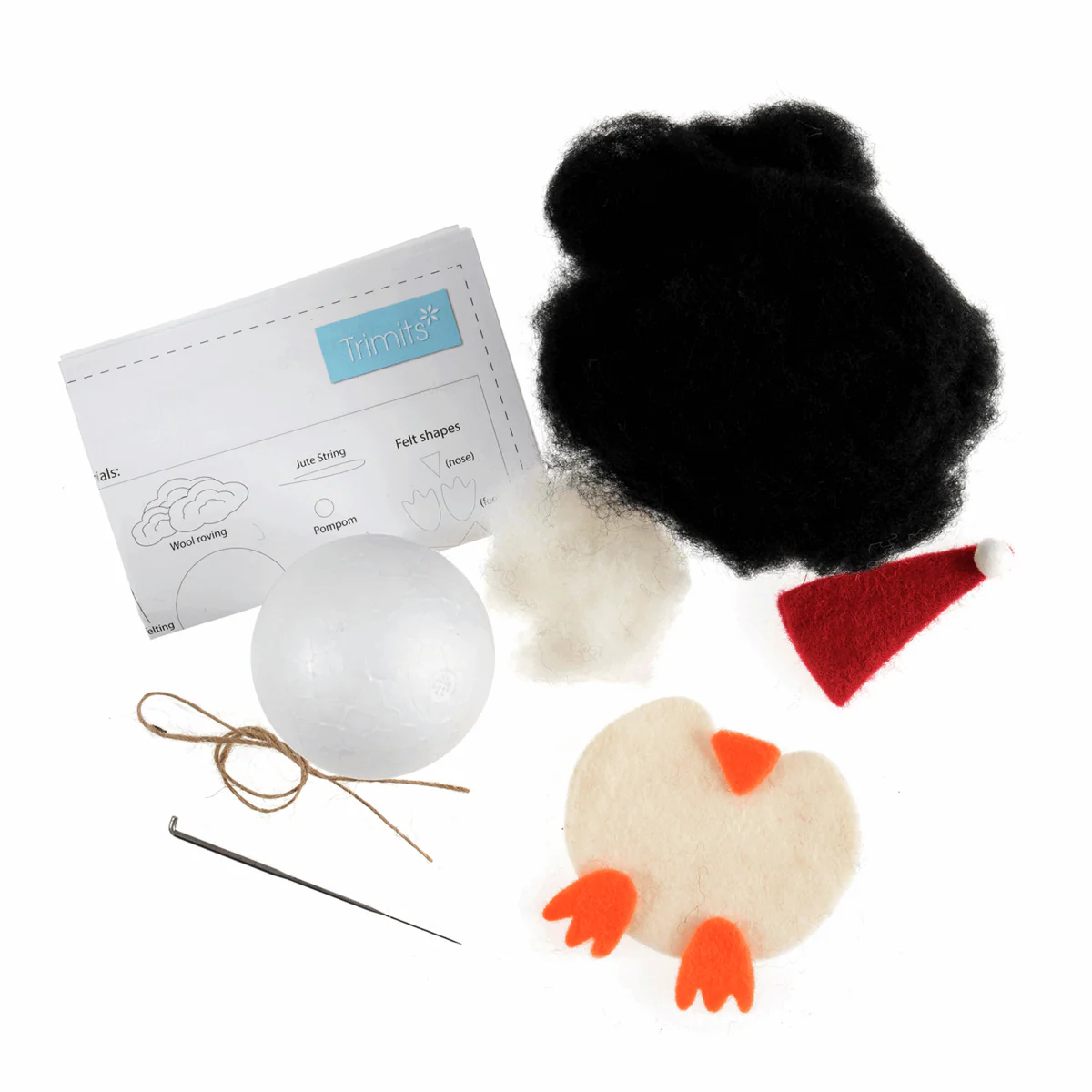 Needle Felting Kit: Party Penguin - Image 2
