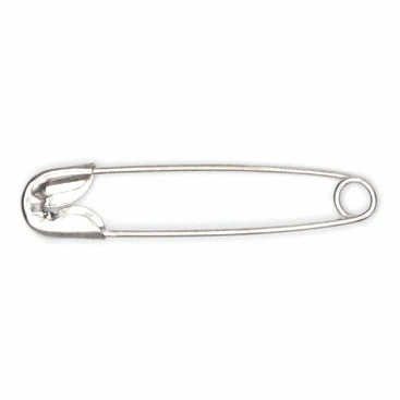 Nickel Safety Pins x 100 - Image 2