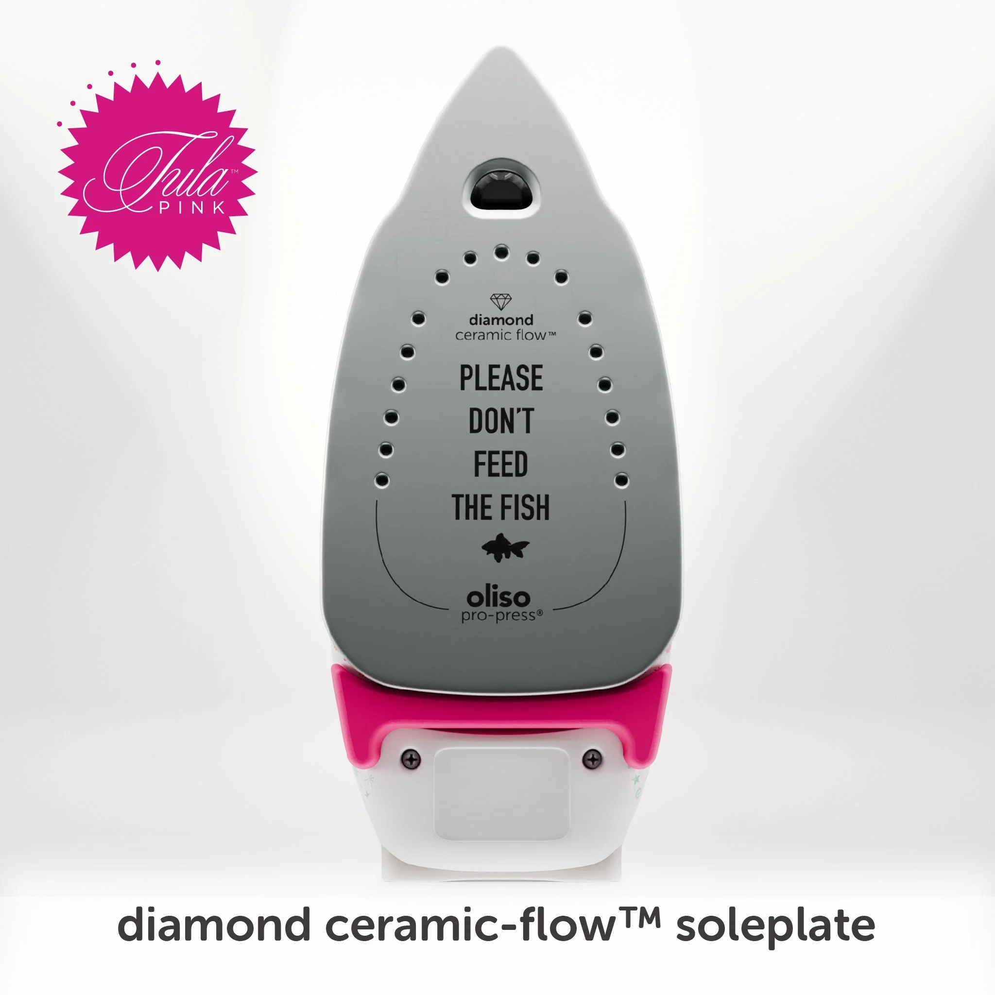 Oliso TG1600 Pro Plus Pink Smart Auto-Lift Iron - Image 4