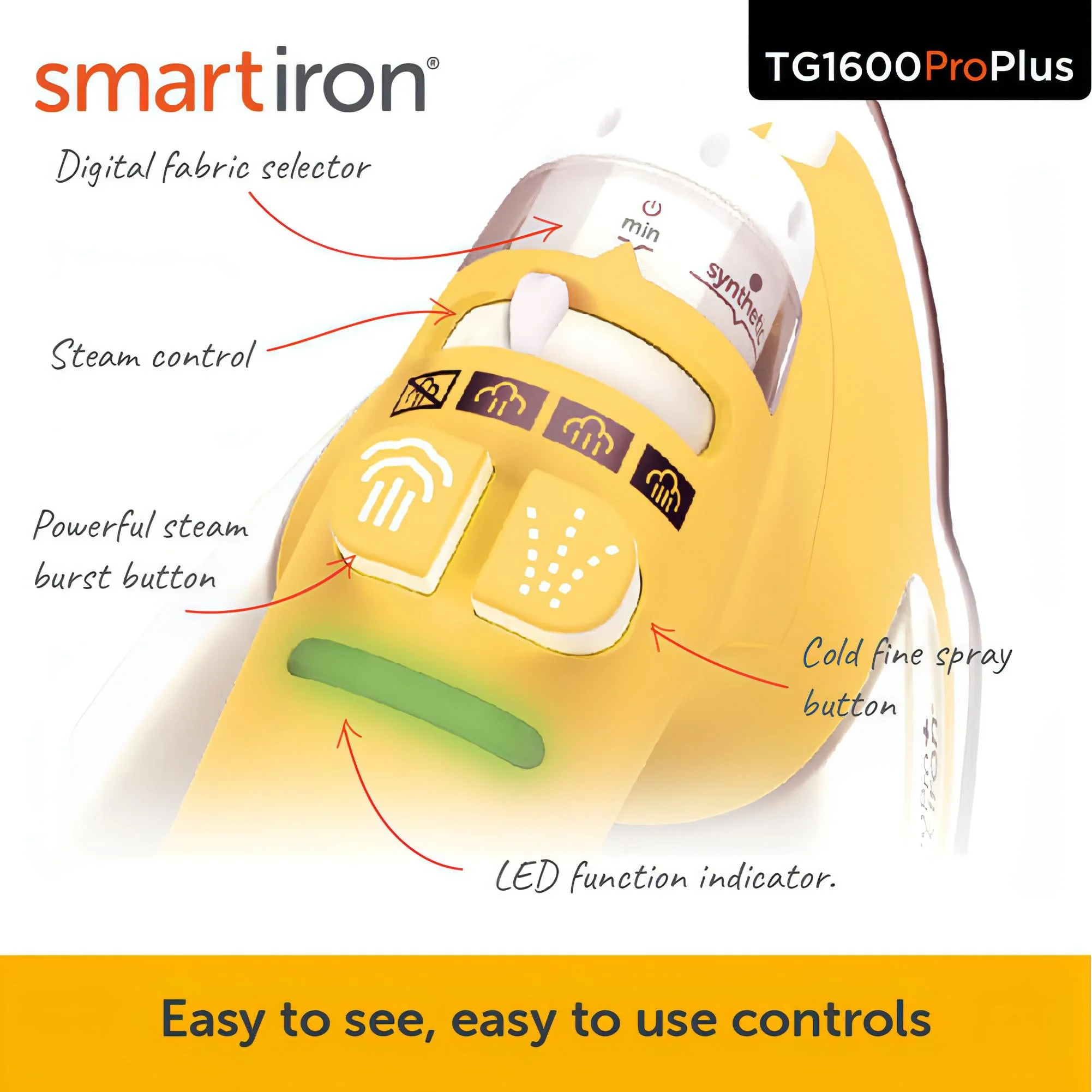 Oliso ProPlus Auto-lift Smart Iron TG1600 pro plus ** new model now with Free MINI pressing board exclusive to Singer Sewing Outlet ** - For general ironing, plus features for quilters and sewists - Image 10
