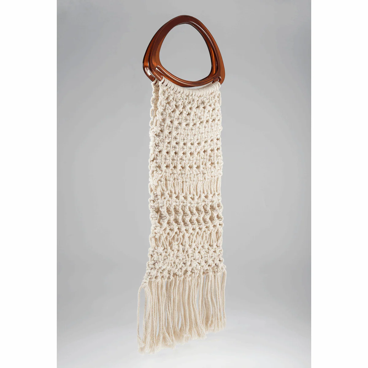 Oval Bag Handles - 7inch Dark Brown - Image 2
