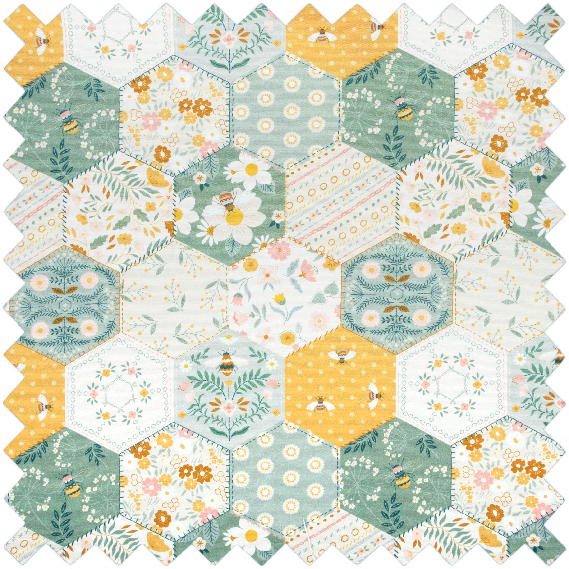 Patchwork Bee Sewing Machine Bag - Image 2