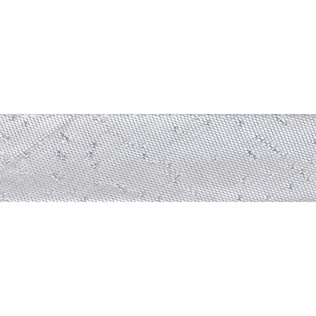 Polyester Bias Binding 2.5m x 15mm - Metalic Silver