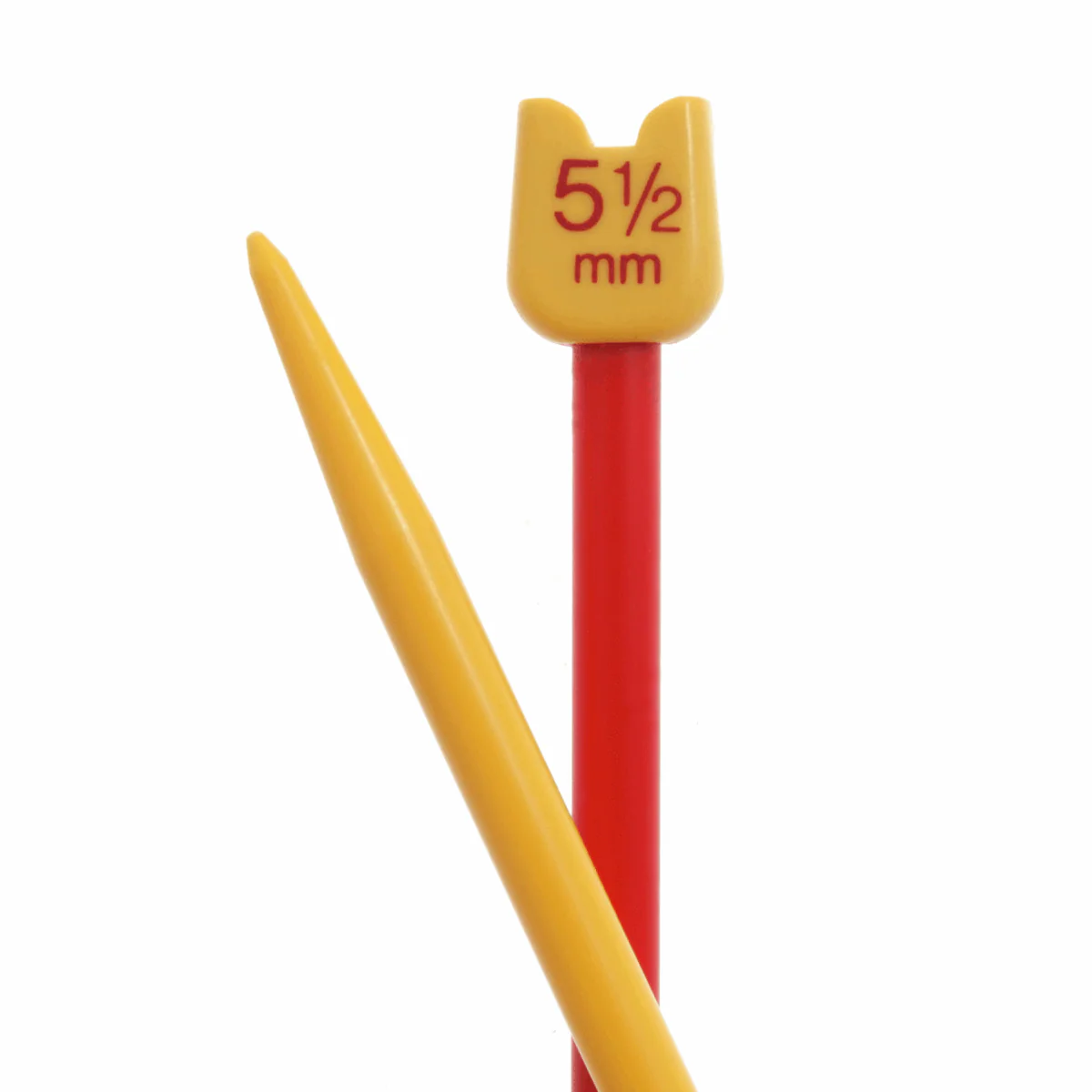 Pony Children's Coloured Knitting Pins 18cm x5.5mm - Image 3