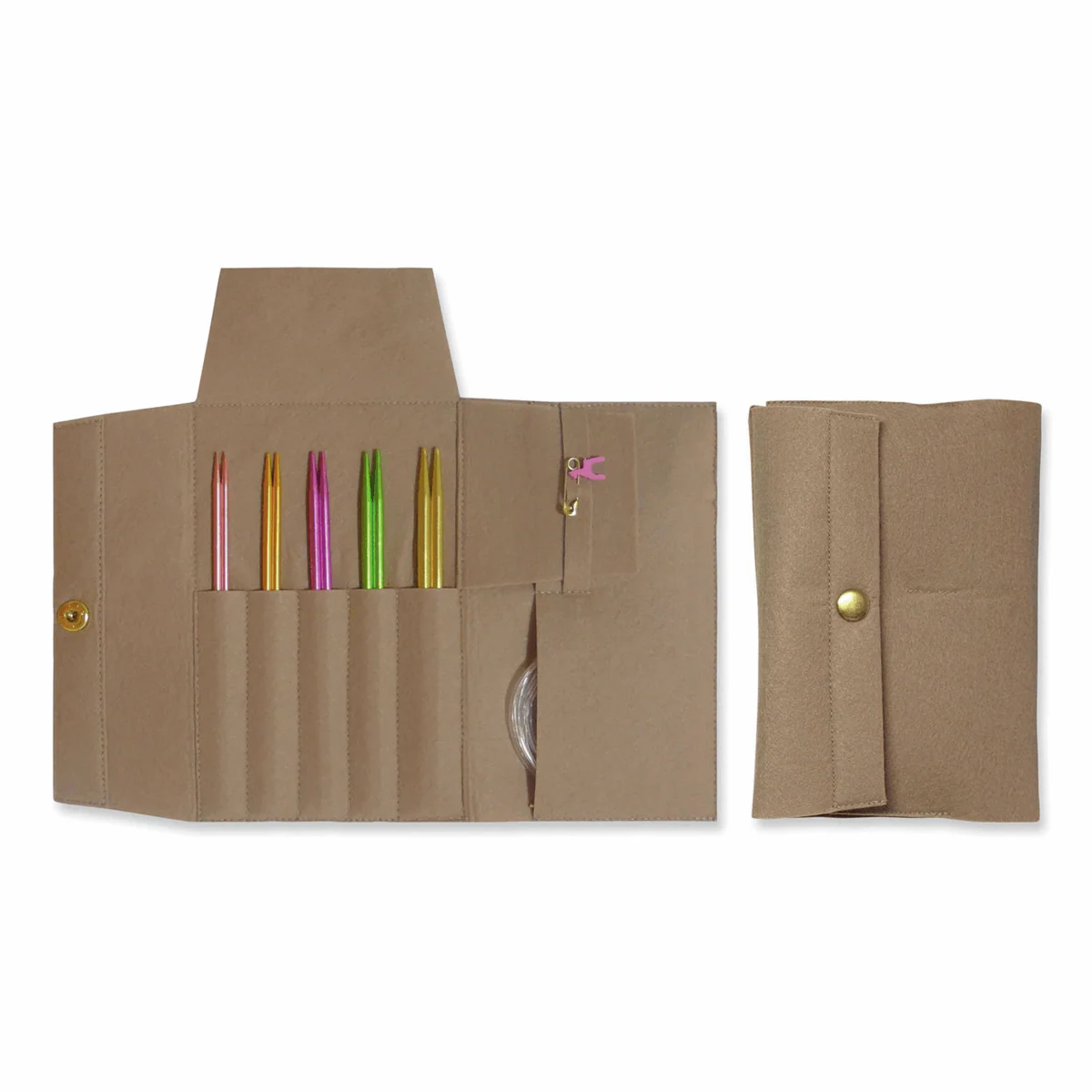 PONY Colour Interchangeable Circular Knitting Needles Set - 3-5mm - Image 2