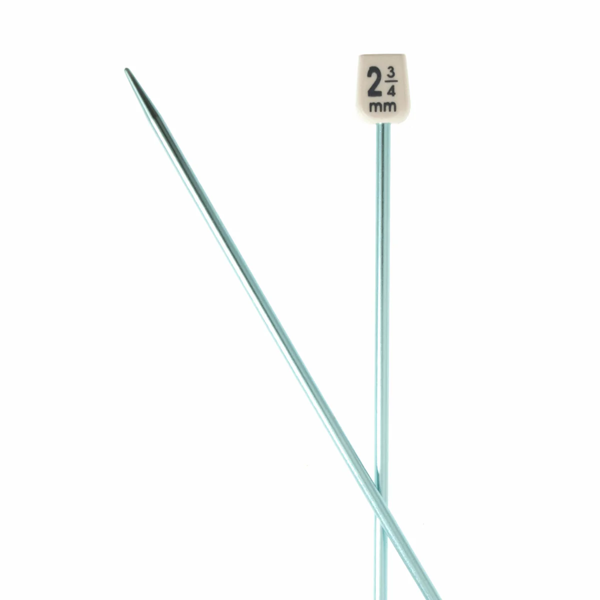PONY Colour Single-Ended Aluminium Knitting Pins - 30cm x 2.75mm - Image 2