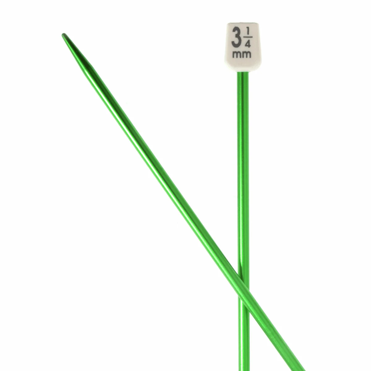 PONY Colour Single-Ended Aluminium Knitting Pins - 30cm x 3.25mm - Image 2