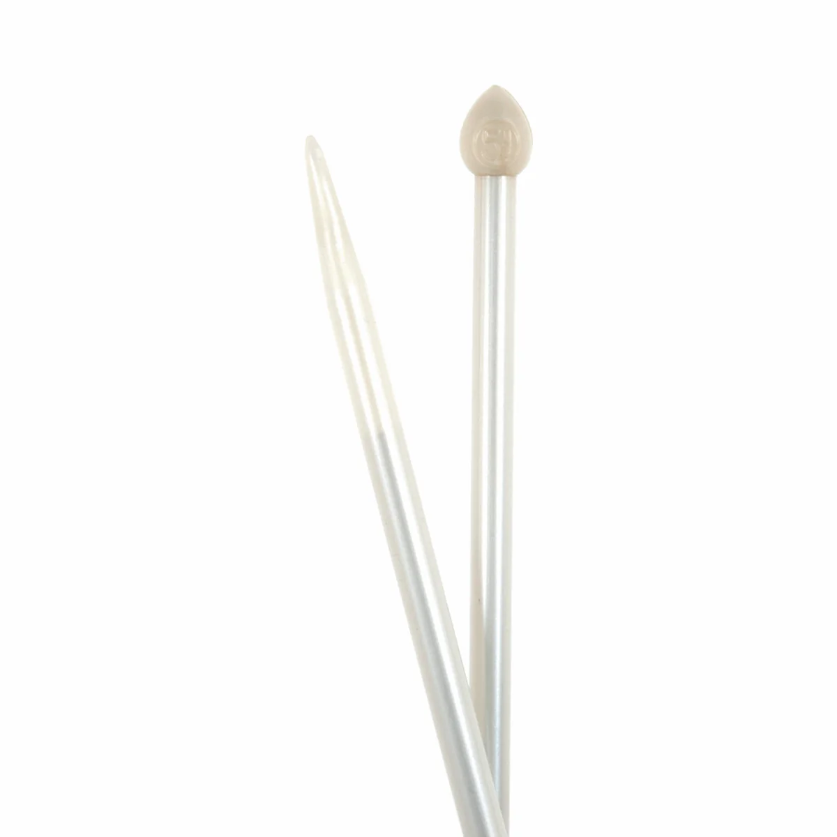 PONY Pearl Coloured Single-Ended Knitting Pins - 30cm x 5.50mm - Image 2