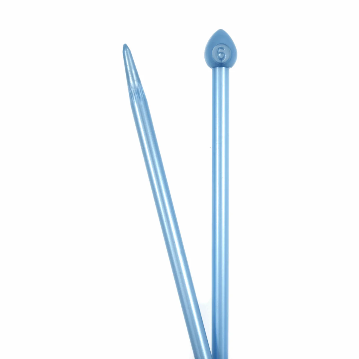 PONY Pearl Coloured Single-Ended Knitting Pins - 35cm x 6.00mm - Image 2