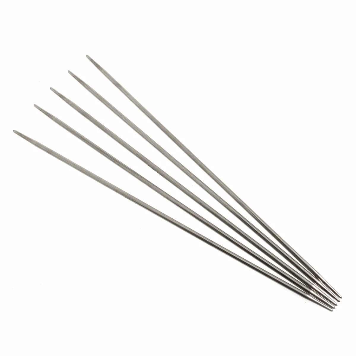 PONY 'Elan' Double-Ended Stainless Steel Knitting Pins - 20cm x 3.00mm (Set of 5) - Image 3