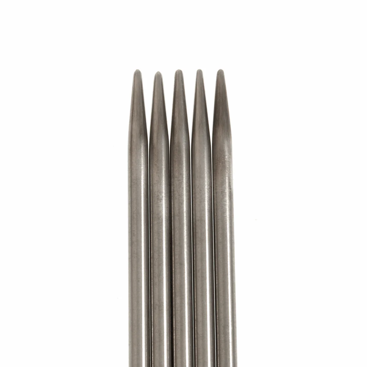 PONY 'Elan' Double-Ended Stainless Steel Knitting Pins - 20cm x 3.25mm (Set of 5) - Image 2