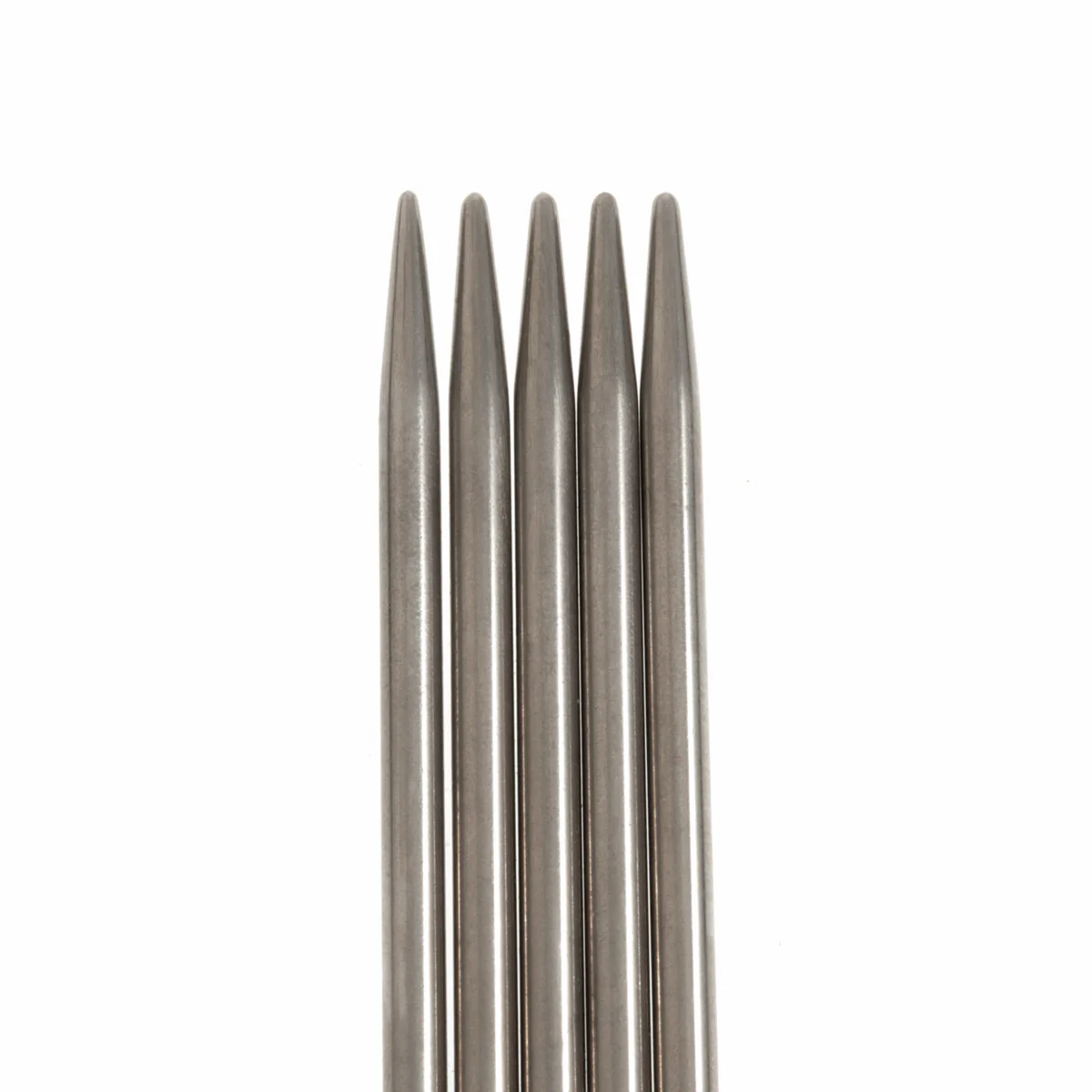 PONY 'Elan' Double-Ended Stainless Steel Knitting Pins - 20cm x 3.50mm (Set of 5) - Image 2