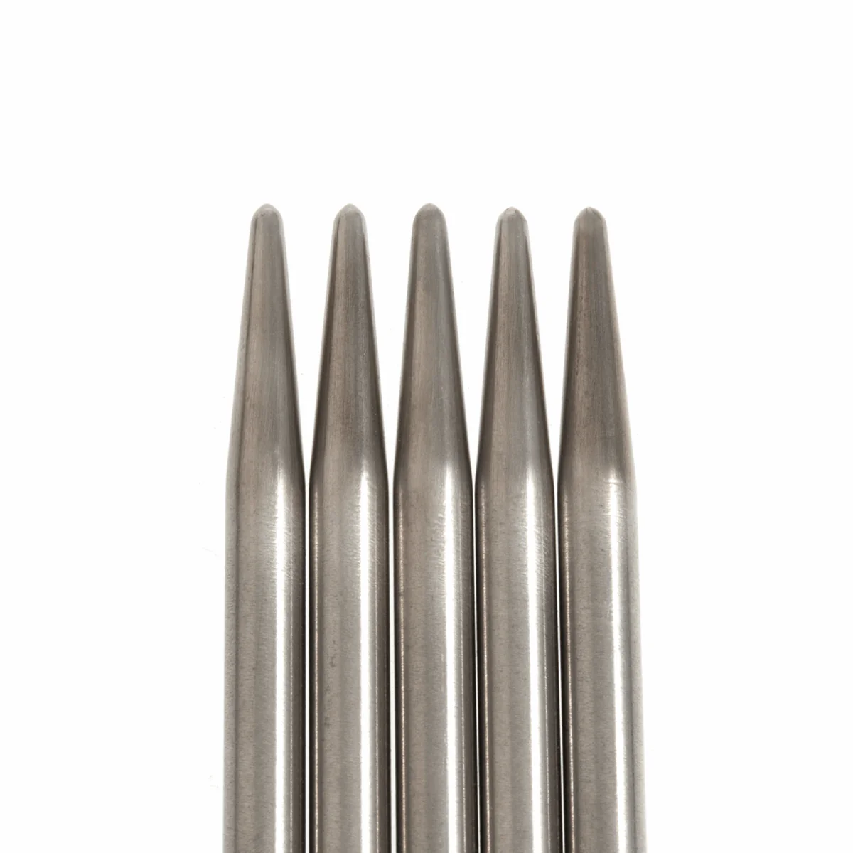 PONY 'Elan' Double-Ended Stainless Steel Knitting Pins (Set of 5) - 20cm x 5.50mm - Image 2