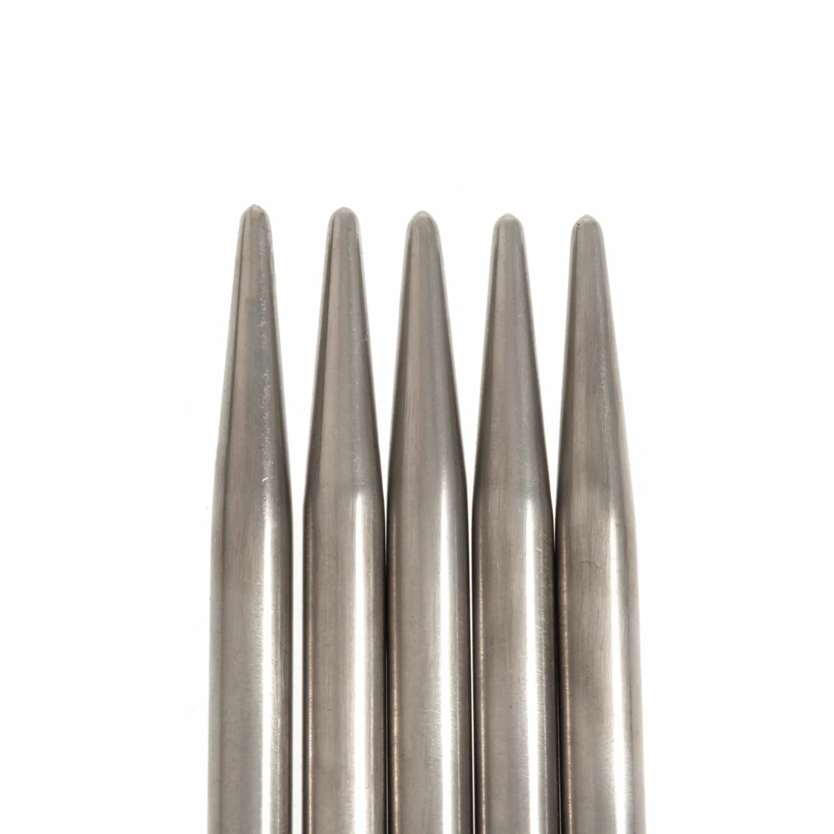 PONY 'Elan' Double-Ended Stainless Steel Knitting Pins (Set of 5) - 20cm x 6.00mm - Image 2