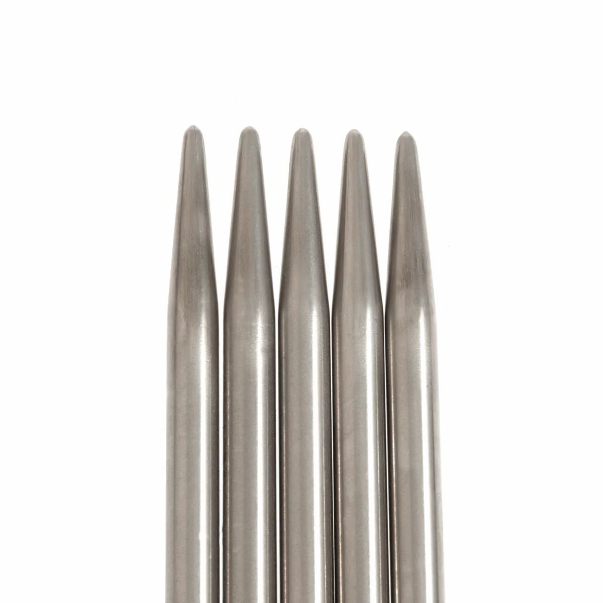 PONY 'Elan' Double-Ended Stainless Steel Knitting Pins (Set of 5) - 20cm x 6.50mm - Image 2
