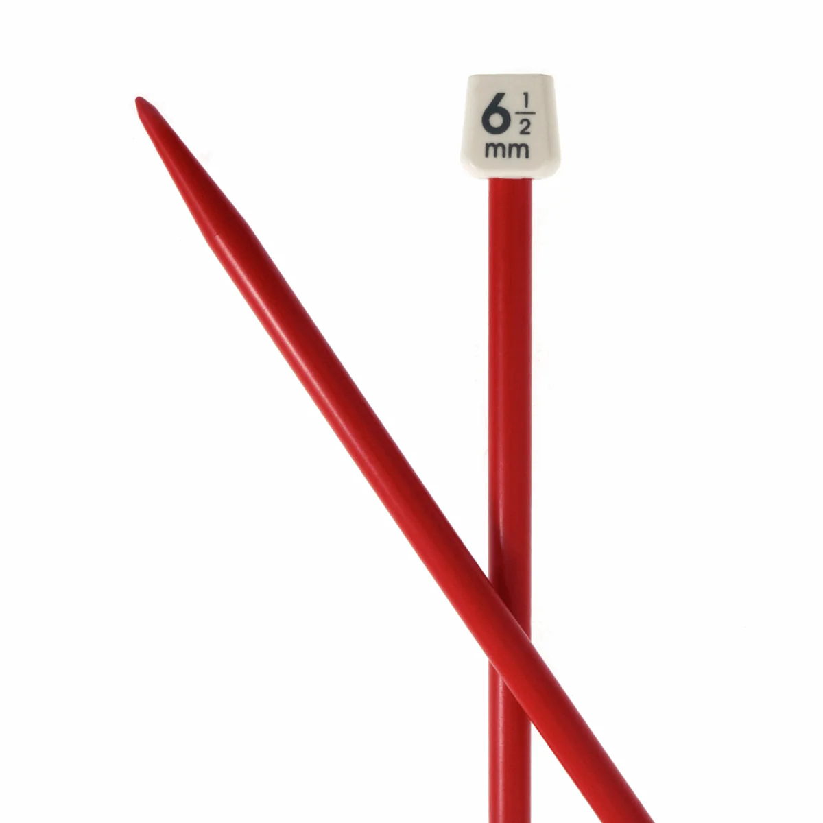 PONY Single-Ended Coloured Plastic Knitting Pins - 35cm x 6.50mm - Image 2