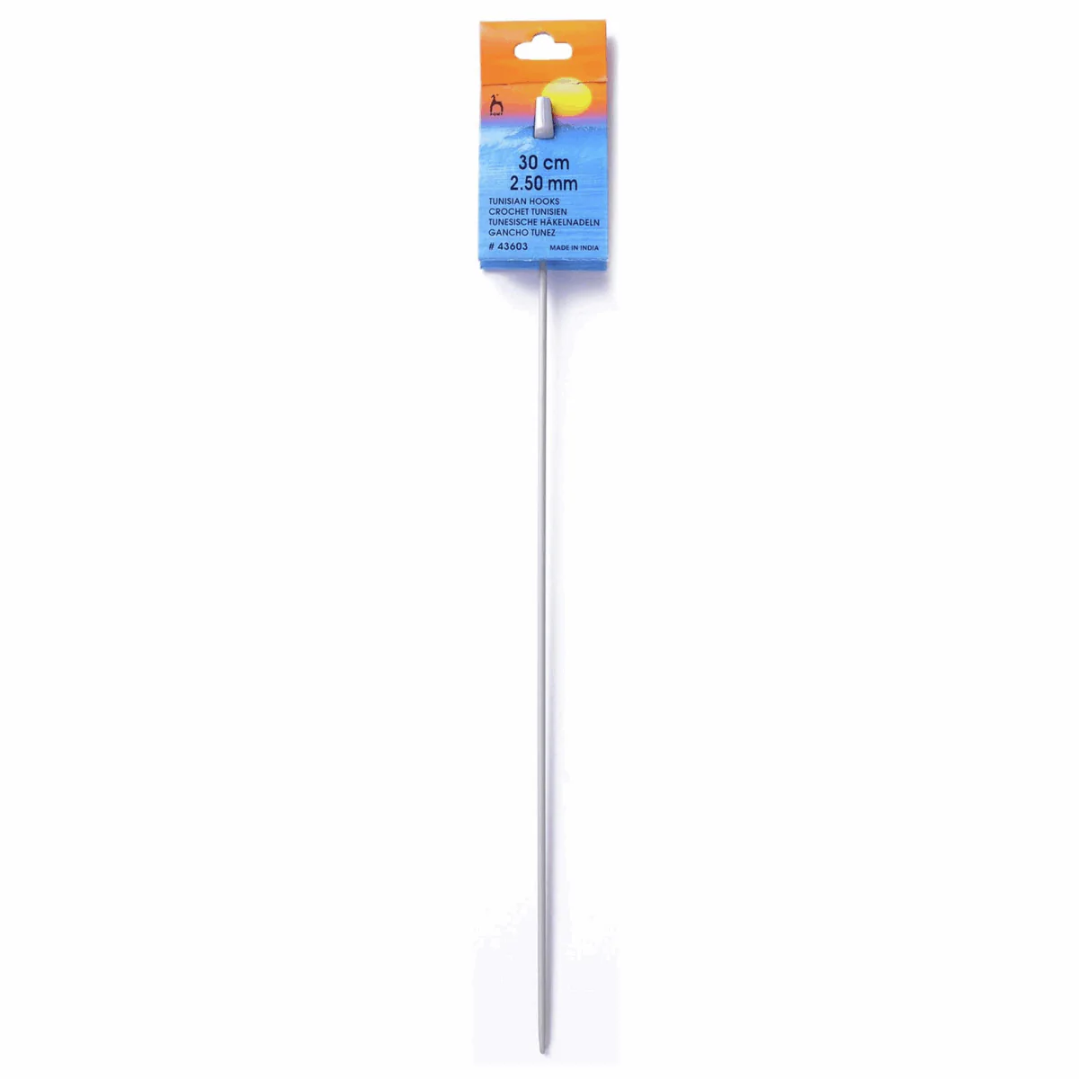 PONY Tunisian Aluminium Single-Ended Crochet Hook - 30cm x 2.50mm - Image 2