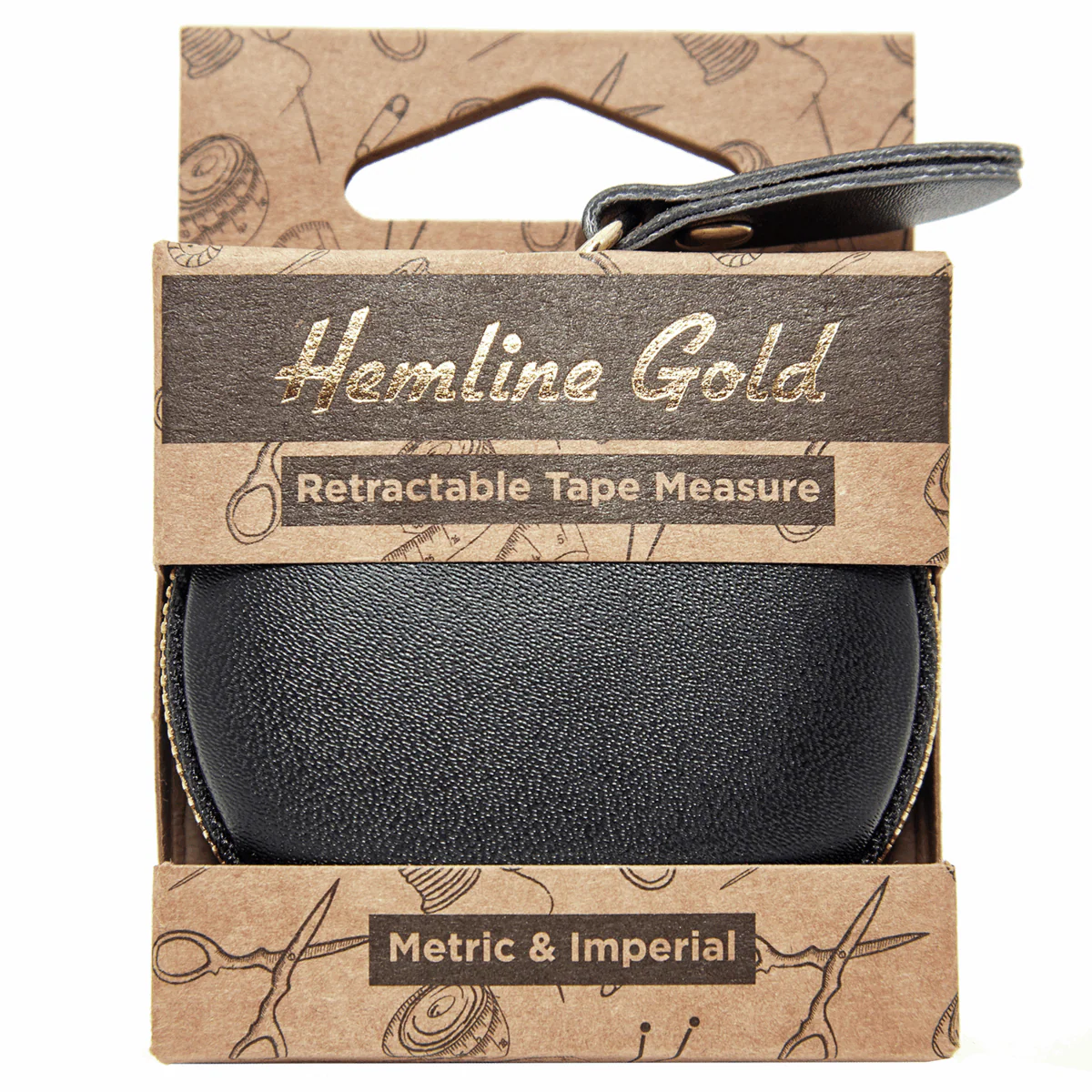 Premium Retractable Tape Measure - 150cm/60in *Hemline Gold Edition* - Image 2