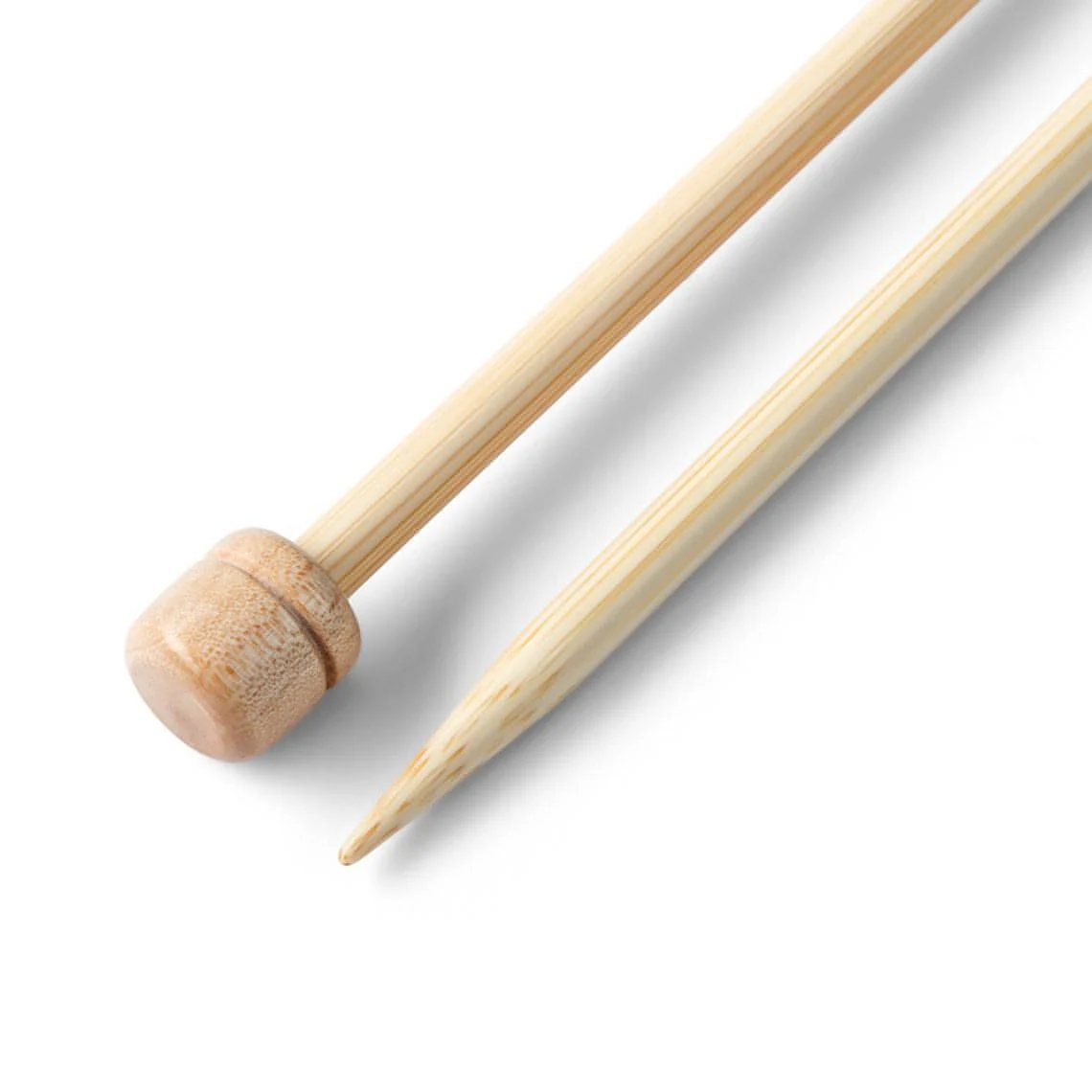 Prym Bamboo Single Pointed Knitting Pins - 2 x 33cm (3.75mm) - Image 2