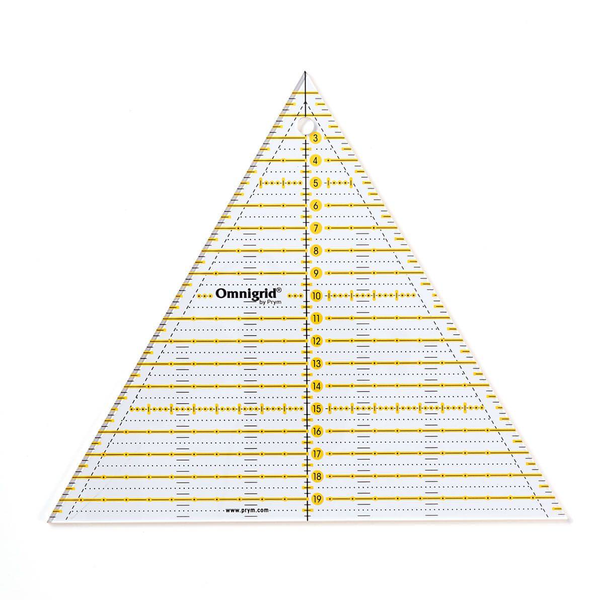 Prym Omnigrid Triangle Multi Ruler - 60 Degree / 20cm - Image 2