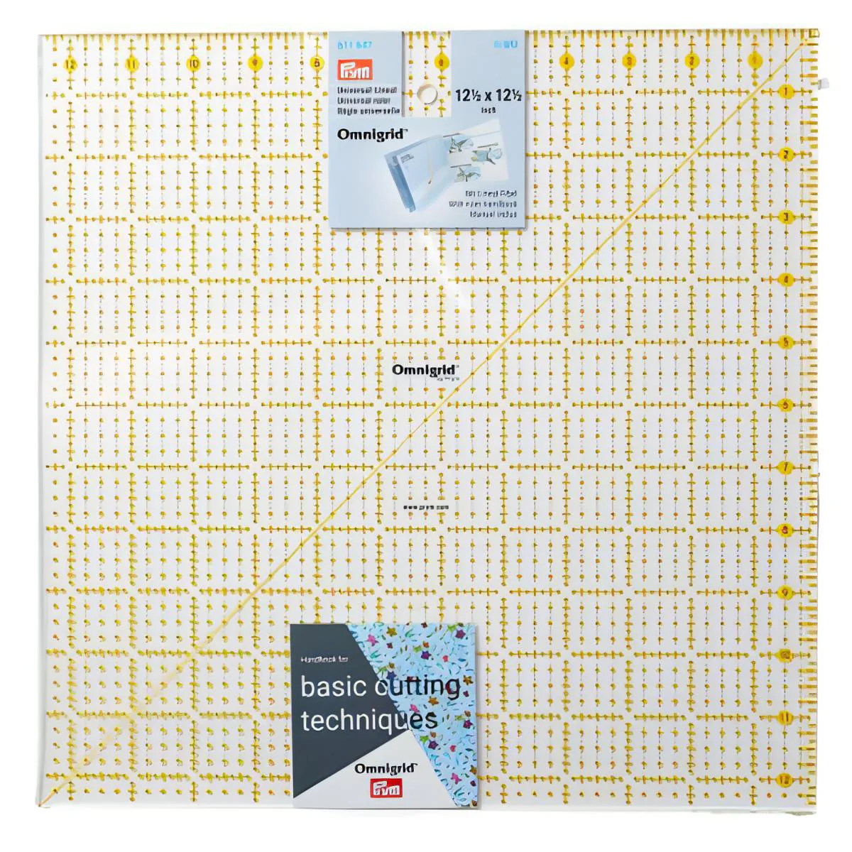Prym Omnigrid Universal Ruler - 12.5 x 12.5 inch