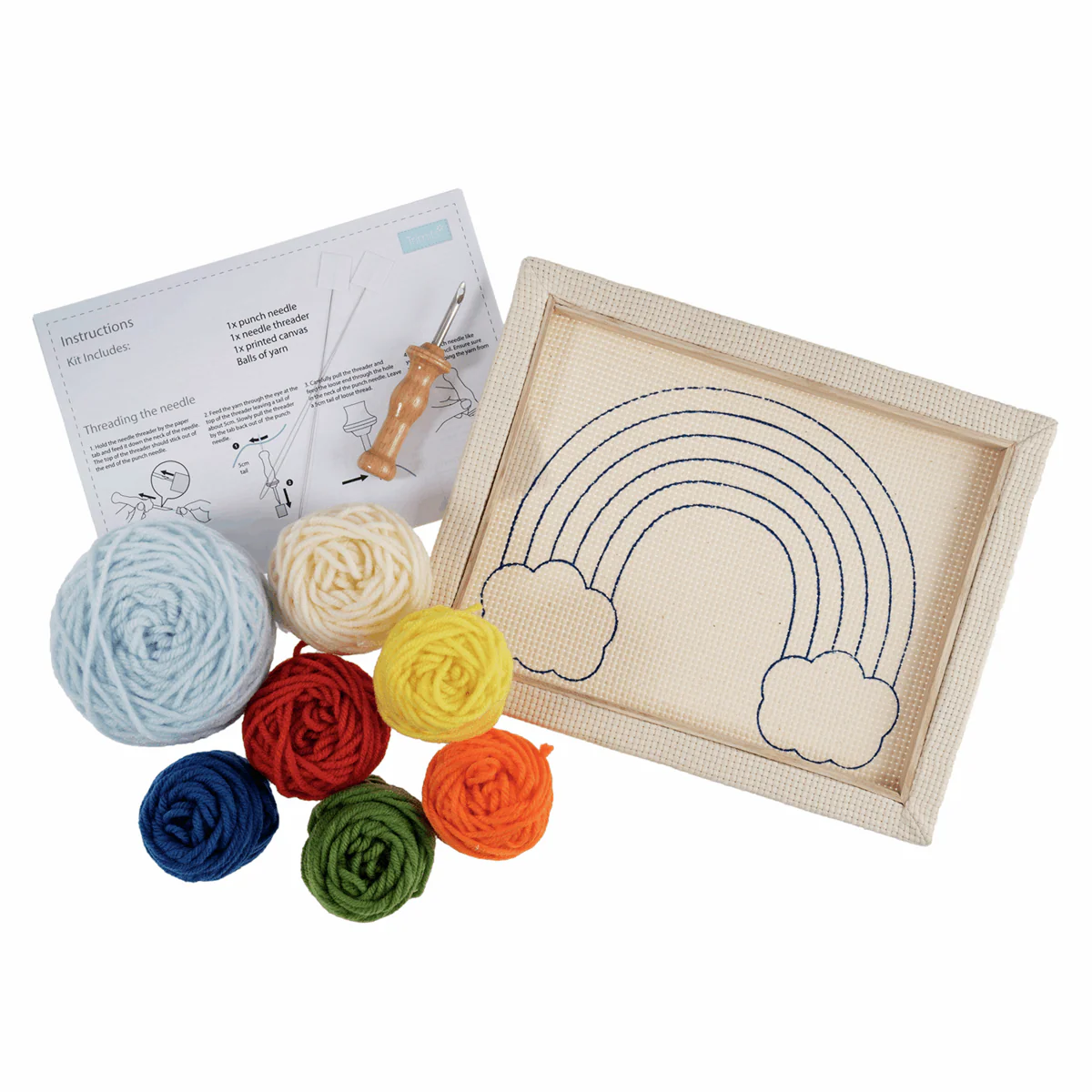 Punch Needle Kit - Rainbow - Image 2