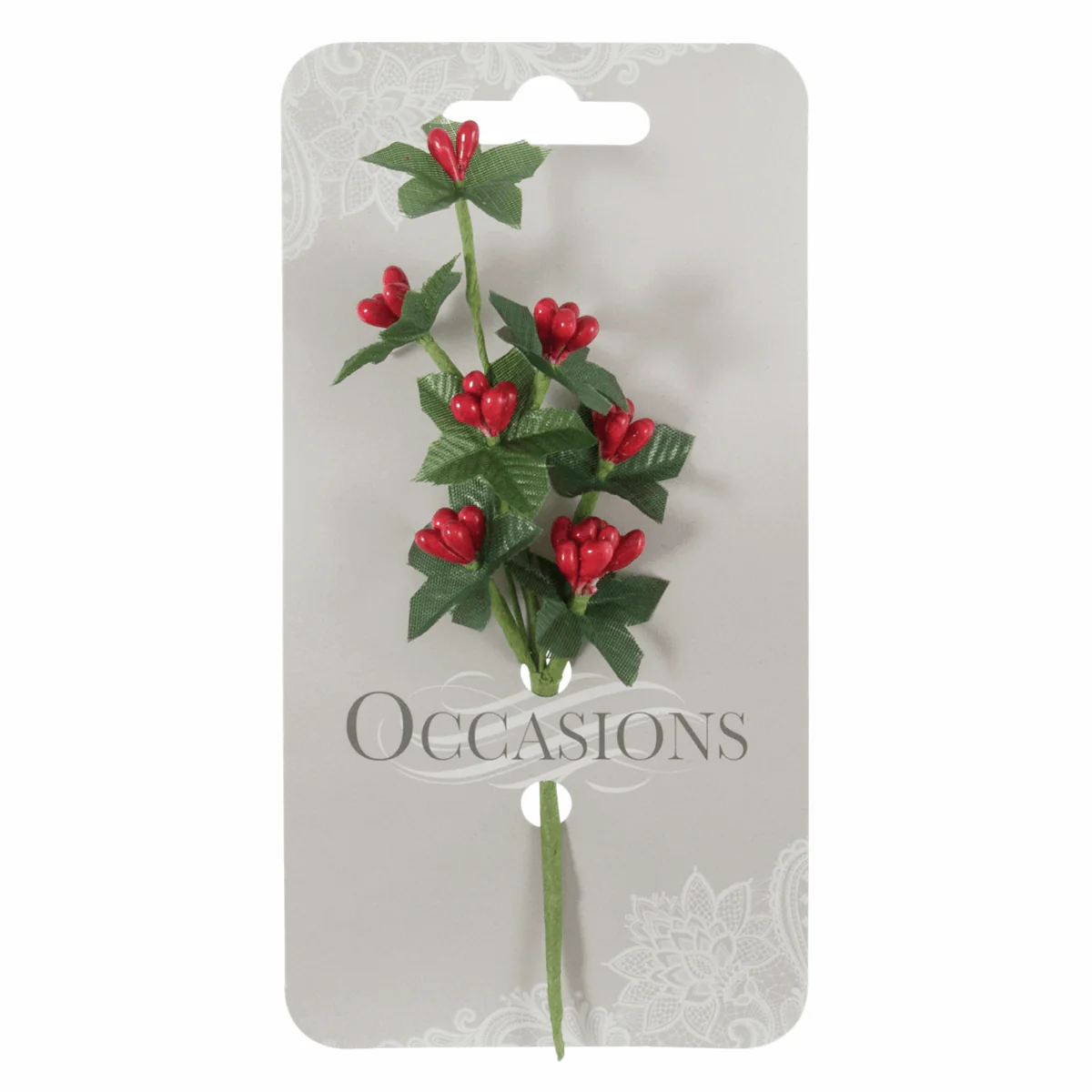 Red Berry Branch (Single Stem) - Image 2