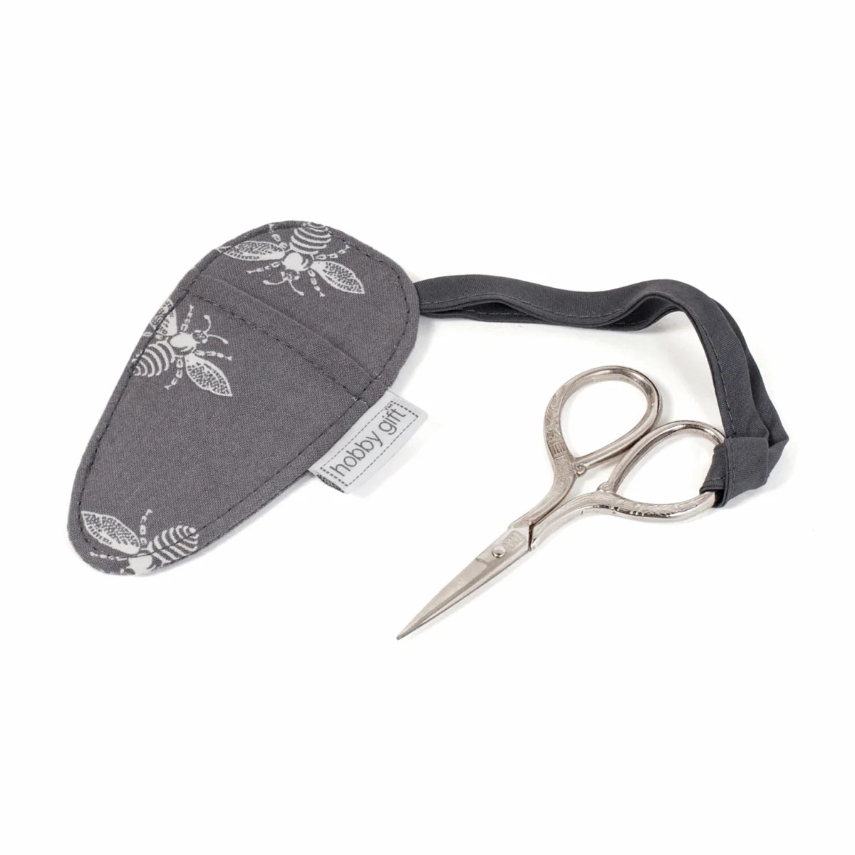 Scissors & Case - Grey Bees - Image 2