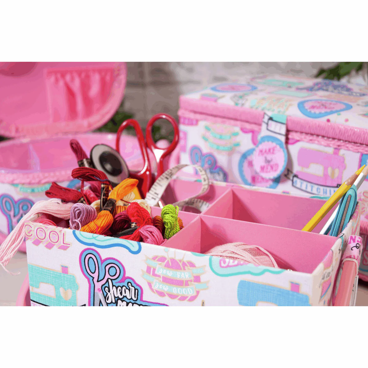 Sew Cool Craft Organiser with PVC Handle - Small - Image 2