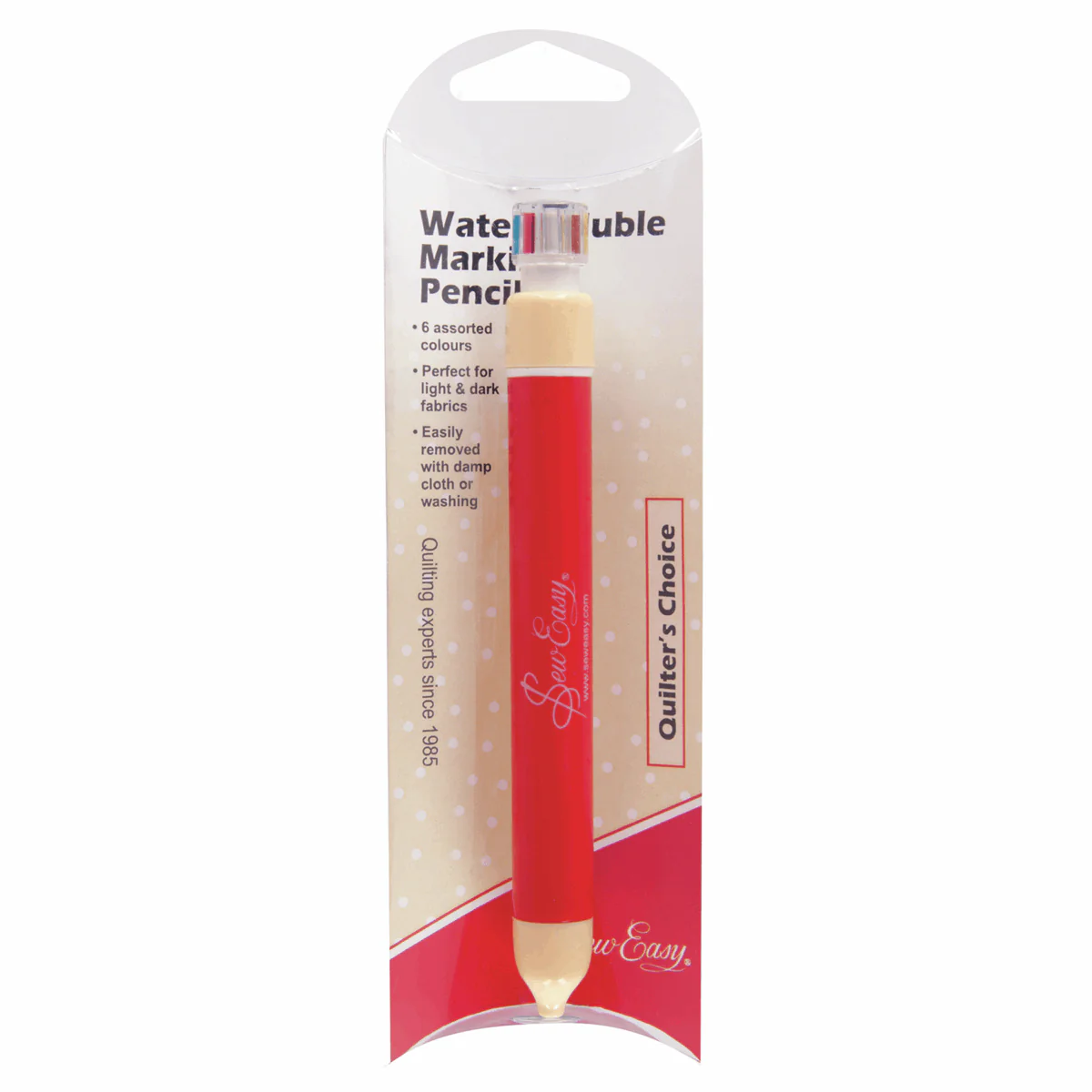 Sew Easy 6 Colour Retractable Wash Out Pencil - Image 2
