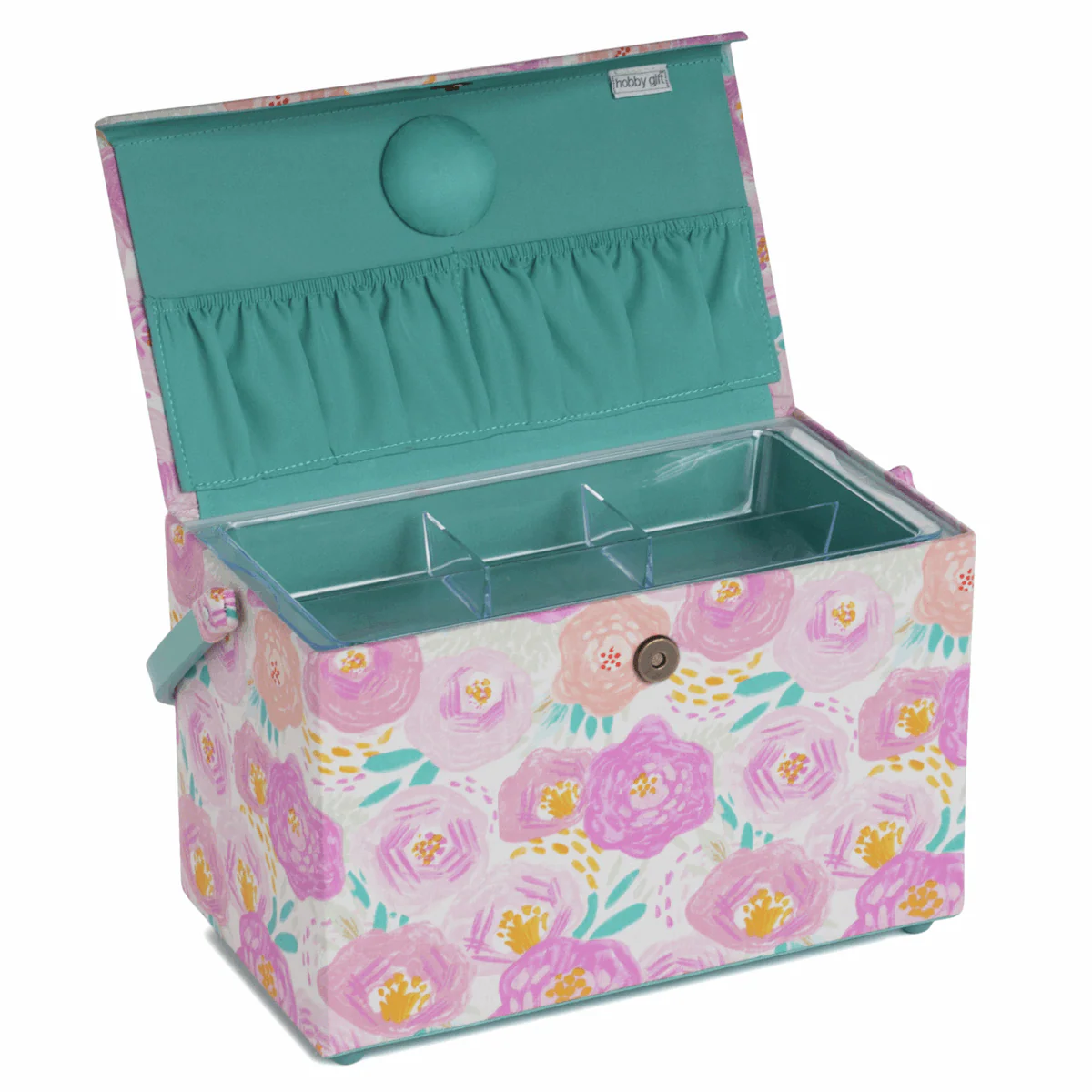 Floral Dream Sewing Box with Lid - Medium - Image 2