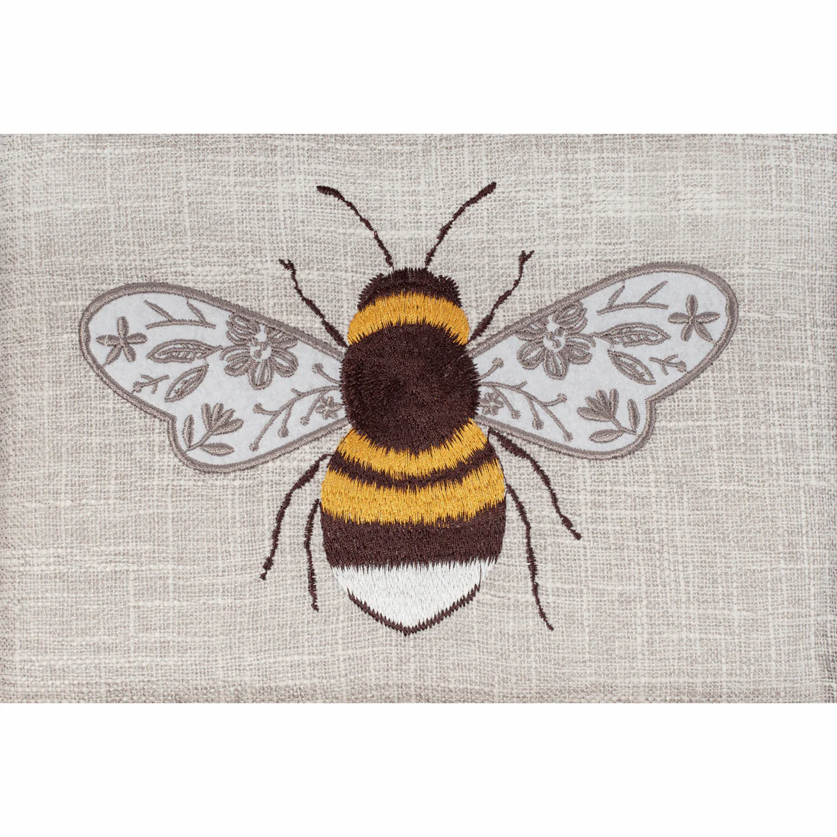 Embroidered Bee Sewing Box - Medium - Image 3