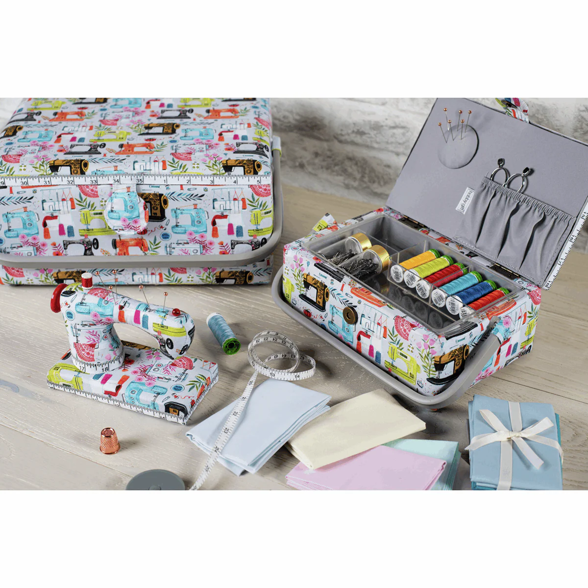 Sewing Machines Rectangle Sewing Box - Large - Image 3