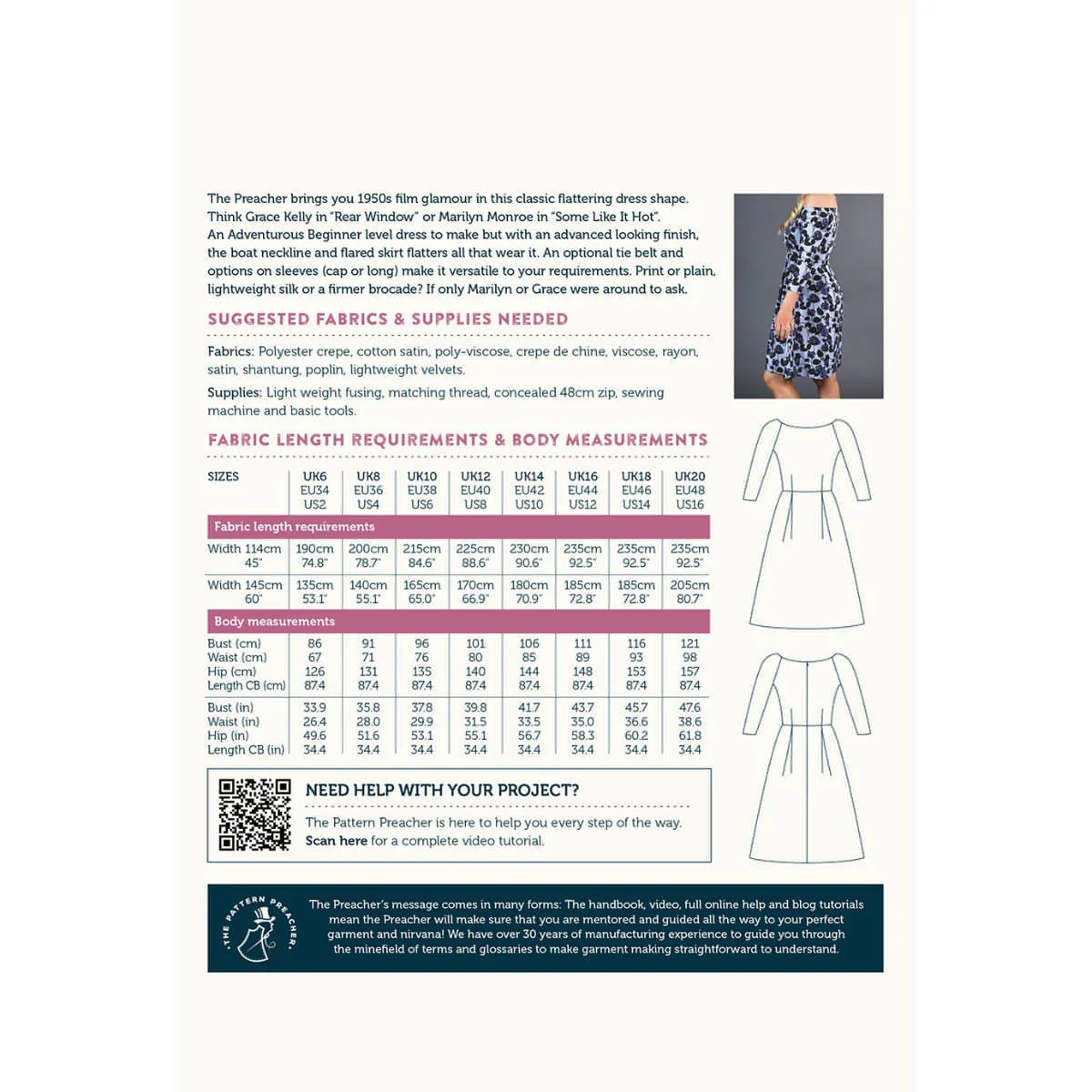 Sewing Pattern - The Gabbie Dress by The Pattern Preacher - Image 7