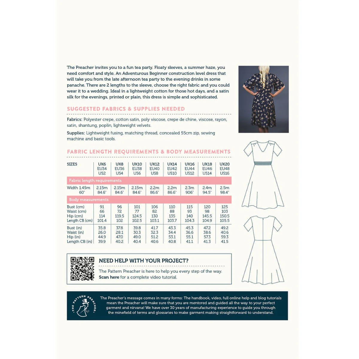 Sewing Pattern - The Olivia Dress by The Pattern Preacher - Image 5