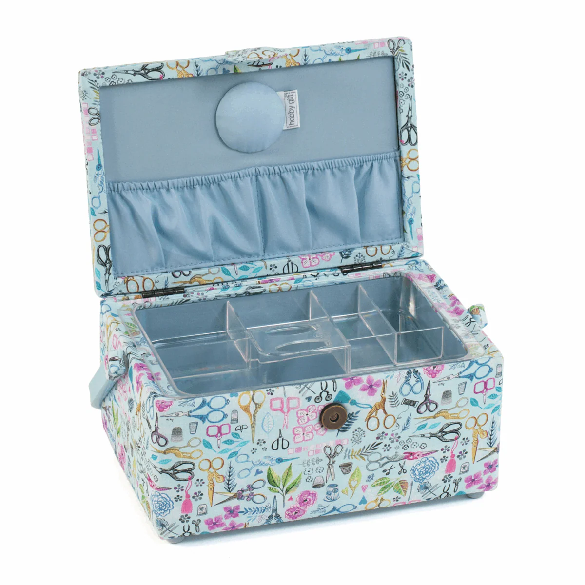 Sewing Scissors Rectangle Sewing Box - Medium - Image 4