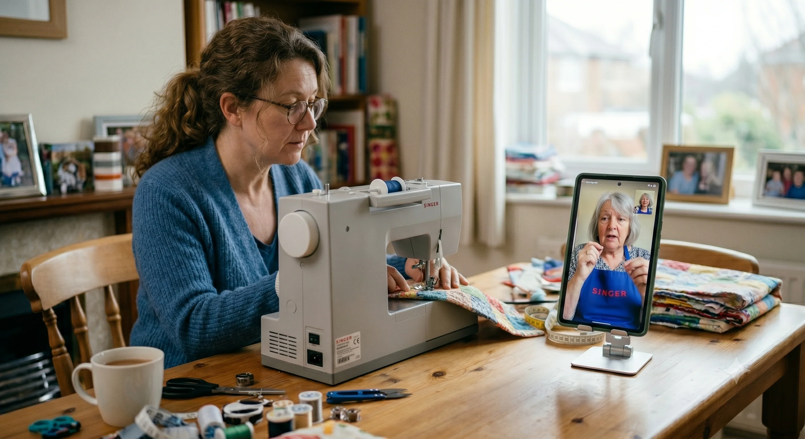 Singer Academy - Getting started with your new sewing machine. Video call with a Singer Expert - up to 45 minutes. - Image 2