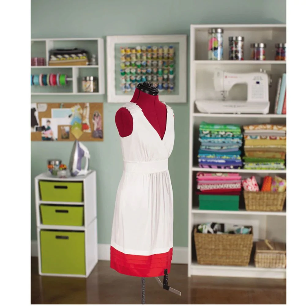 Singer DressWork Adjustable Dress form Small to Medium - Red - Dress size: 8-16 - 14 adjustments - Image 2