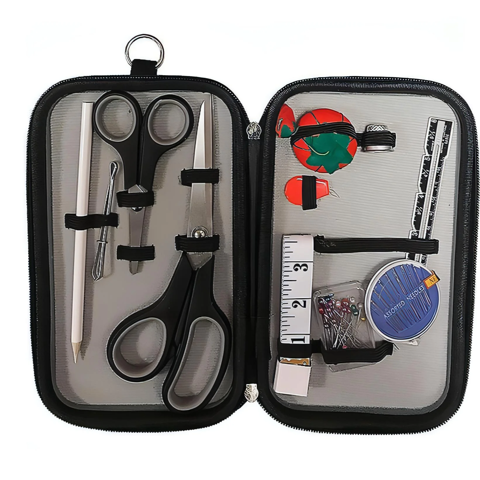 Singer Essentials 12 piece Sewing Kit including scissors, tape measure, pin cushion and more - Image 2