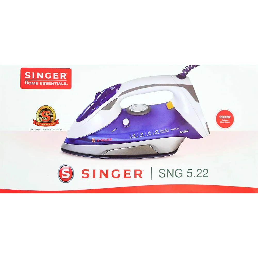 Singer Iron 5.22 (blue or green - colour sent at random) - Image 3