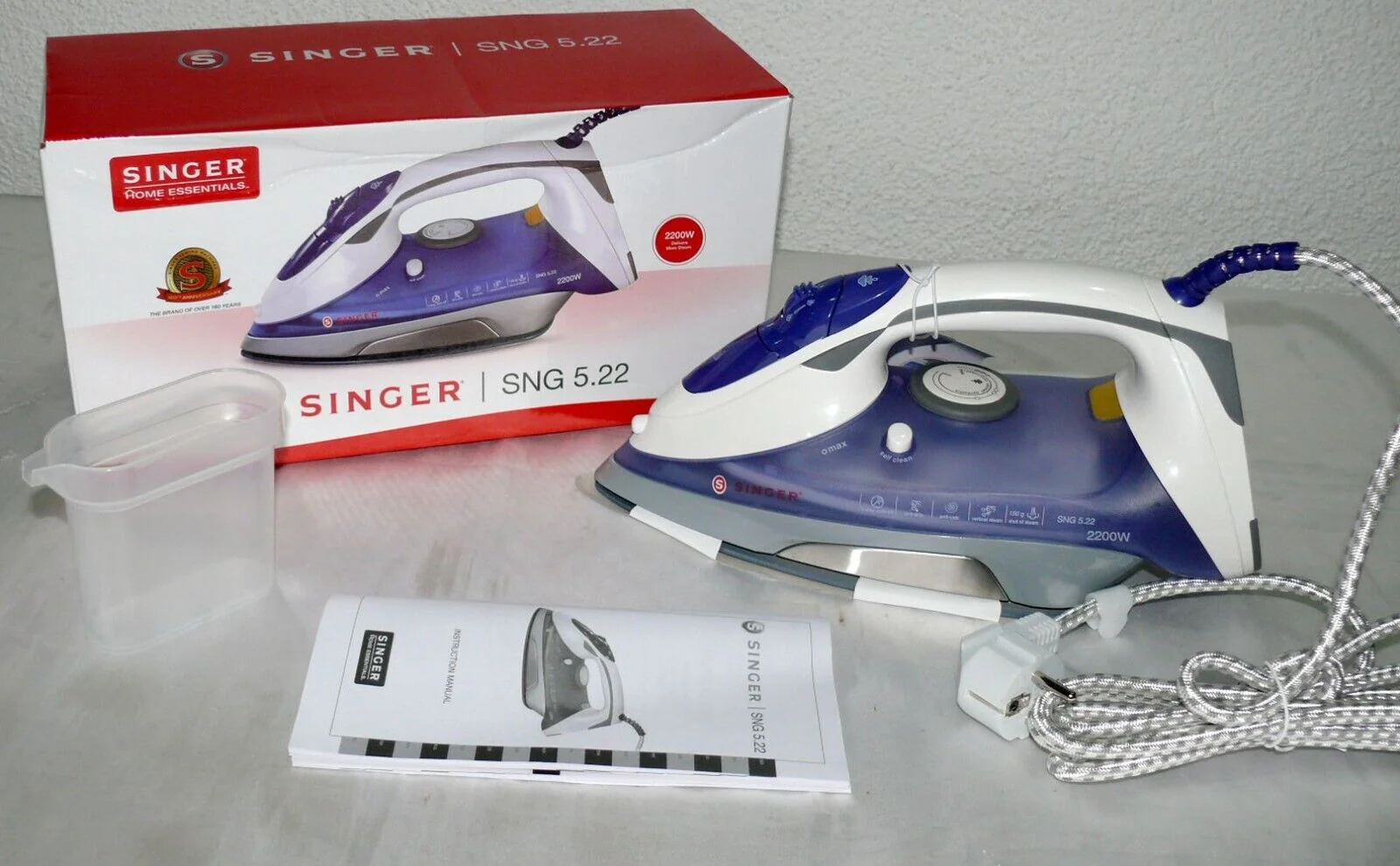 Singer Iron 5.22 (blue or green - colour sent at random) - Image 5