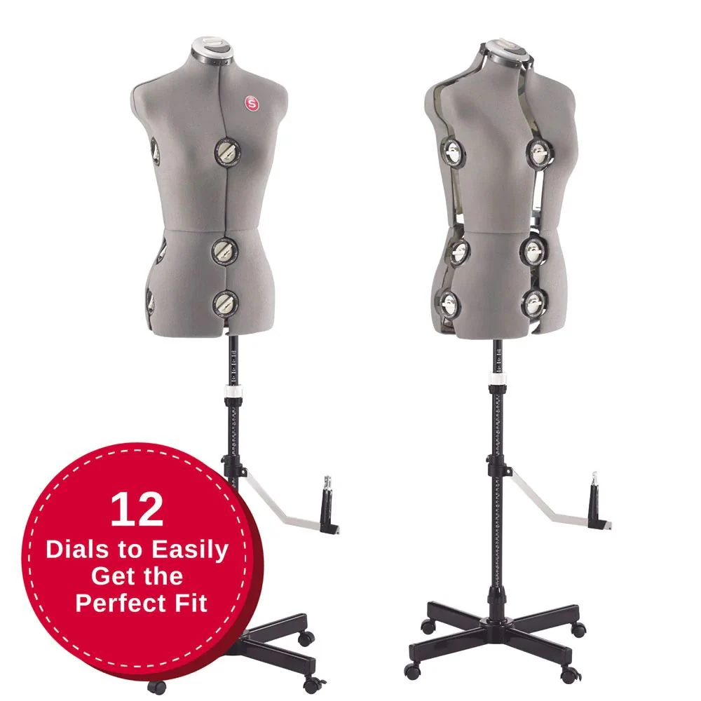 Singer DressWork Adjustable Dress form - Medium to Large - Grey - Size 14 to 22 - Ex Display - Image 3